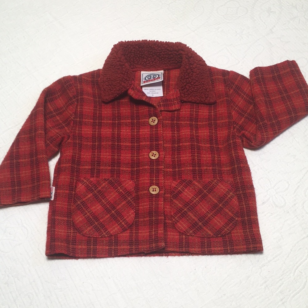 2T (4/$20) Plaid Lightweight Shirt/Jacket by R&R Kids